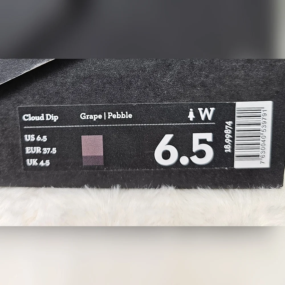 On Running Women's Cloud Dip Shoes sz 6.5US/ 37.5EU GRAPE/PEBBLE (& Extra Laces) - Picture 11 of 12